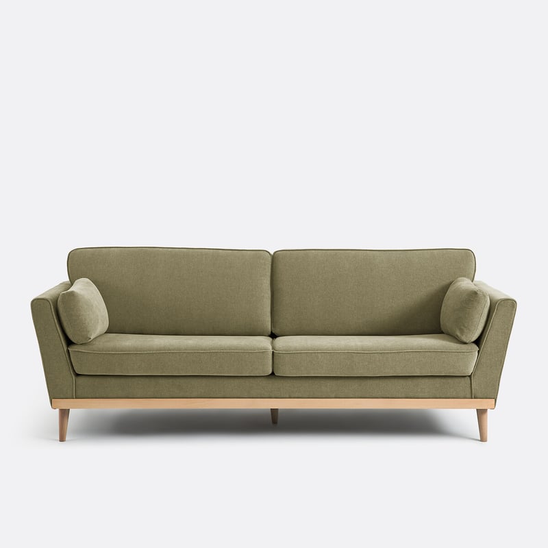 Meliertes Polyestersofa, 3- Oder 4-sitzer, Tasie