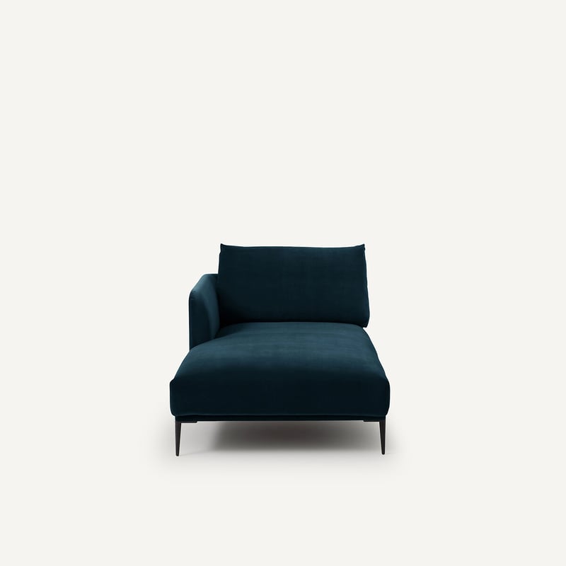 Emmanuel Gallina X Am.pm Chaiselongue Aus Samt, Oscar, Design Emmanuel Gallina