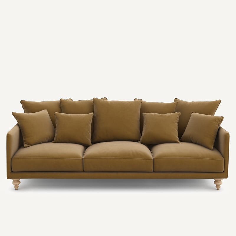 Am.pm Sofa Aus Leinenvelours, Lazare