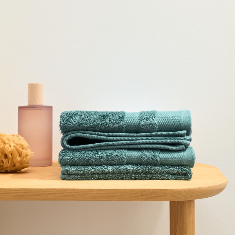 La Redoute Interieurs Set Mit 4 Gästehandtüchern Aus Ägyptischer Baumwolle 600g/m2, Kheops