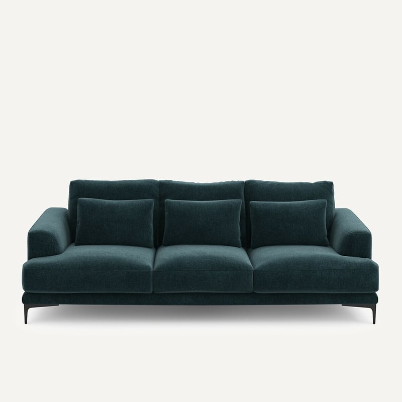 Am.pm 4-sitzer-sofa Aus Chenille-velours, Marsile