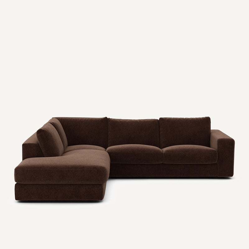 Am.pm Ecksofa Aus Chenille-velours, Skander