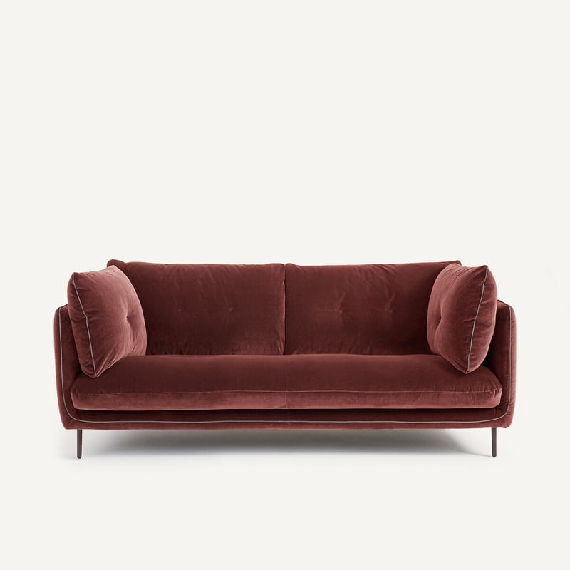 Am.pm Kompaktes Sofa Aus Samt, Botero