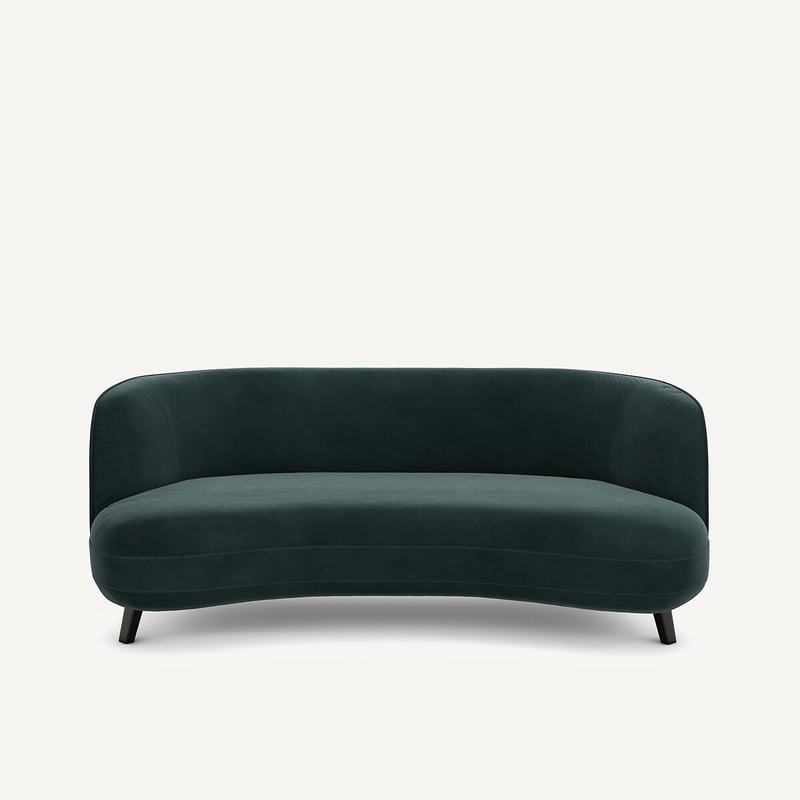Emmanuel Gallina X Am.pm 3-sitzer-sofa, Samt, Rosebury, Design Emmanuel Gallina