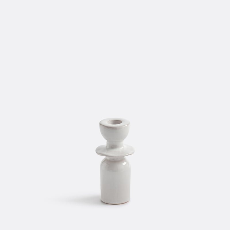 La Redoute Interieurs Kerzenständer Greta, Keramik, H. 13,7 Cm