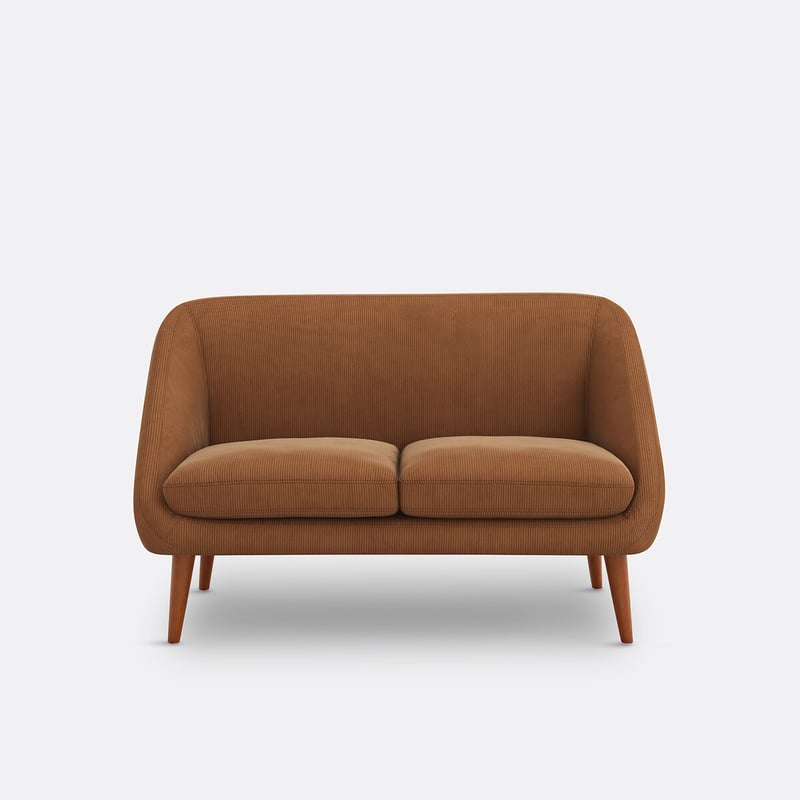 2-sitzer-sofa Séméon, Cordsamt