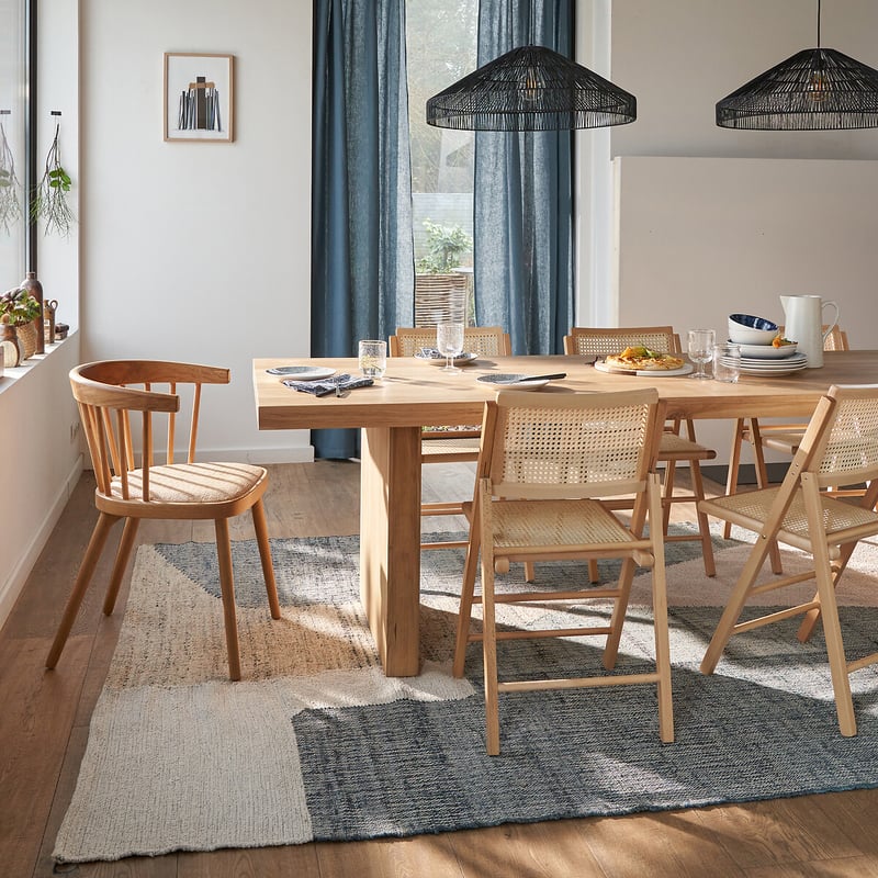 2er-set Klappstühle Rivia, Buche Und Korbgeflecht