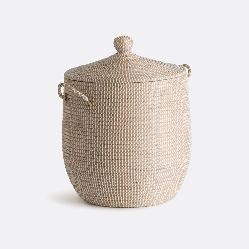 La Redoute Interieurs Deckelkorb Natala, H. 58 Cm