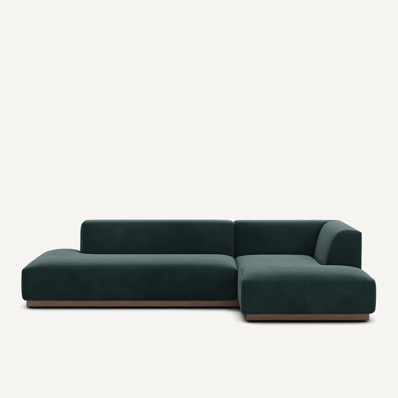 Am.pm Xl-ecksofa Jacopo Mit Ecke Rechts, Samt