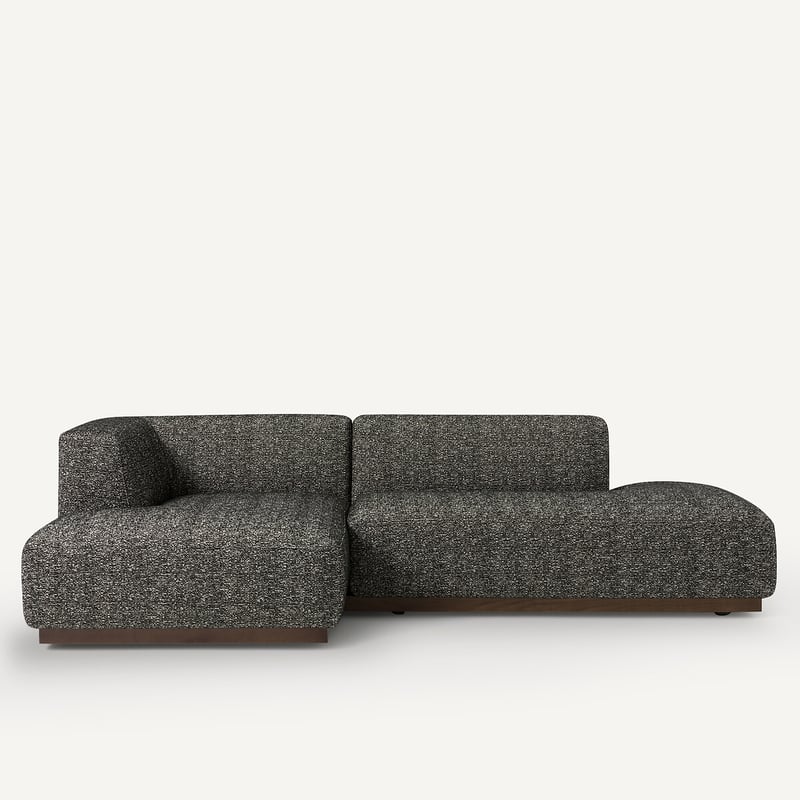 Am.pm Xl-ecksofa Jacopo Mit Ecke Links, Bouclé