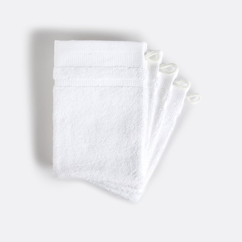 La Redoute Interieurs 4er-pack Waschhandschuhe Kheops Aus Gekämmter Baumwolle 600g/m2