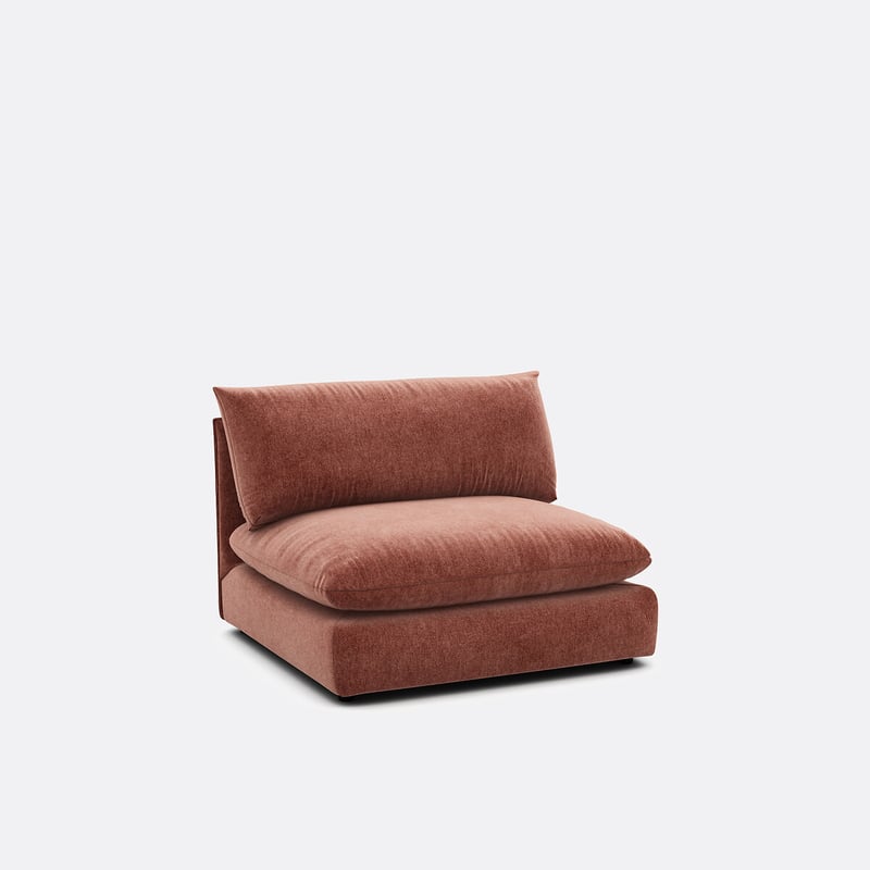 Sessel-element Malo Für Modulares Sofa, Aus Meliertem Polyester