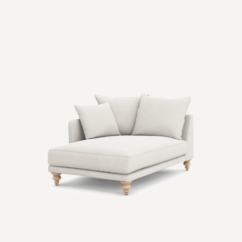Am.pm Chaiselongue Aus Leinenvelours, Lazare