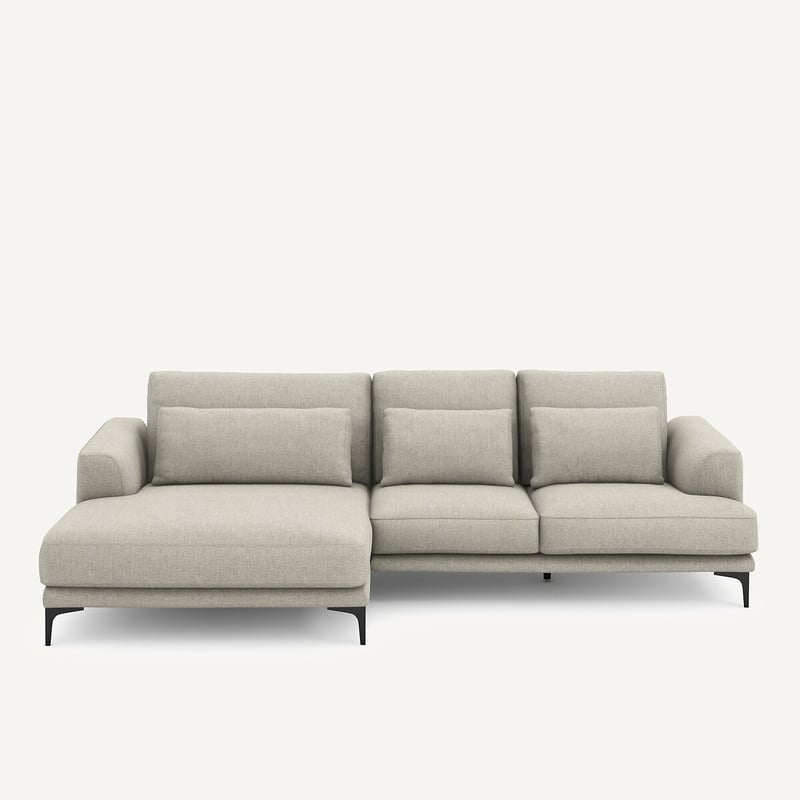 Am.pm Ecksofa Meridian Xl Links In Tweed, Marsile
