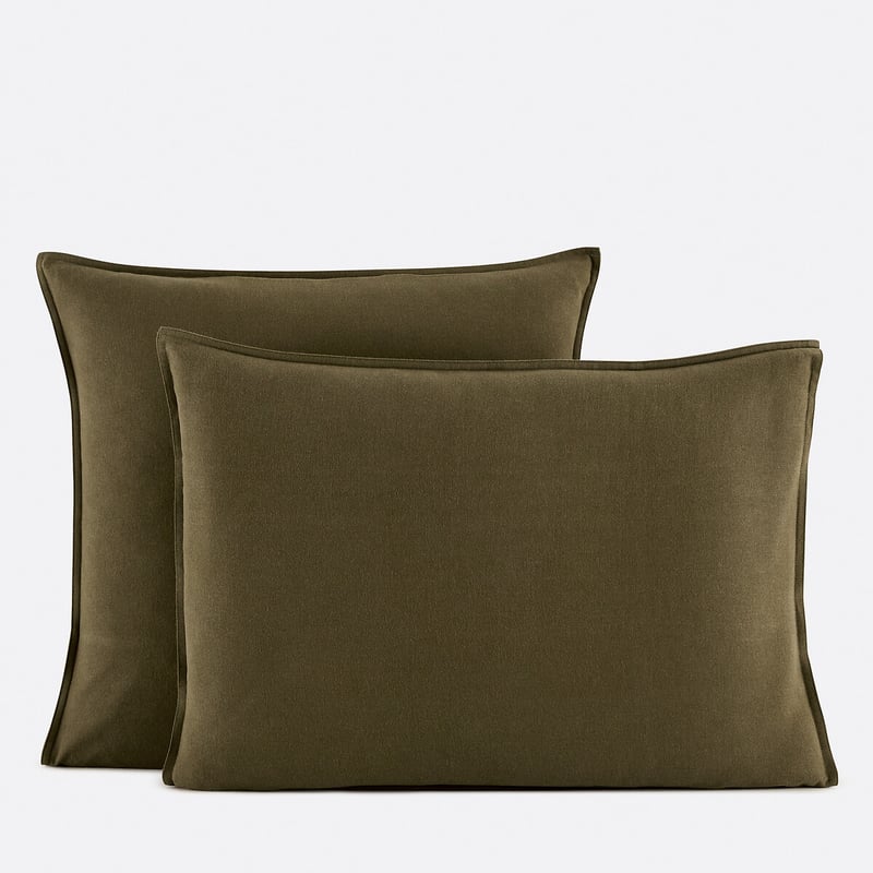 La Redoute Interieurs Kissenbezug Clara, Baumwollflanell