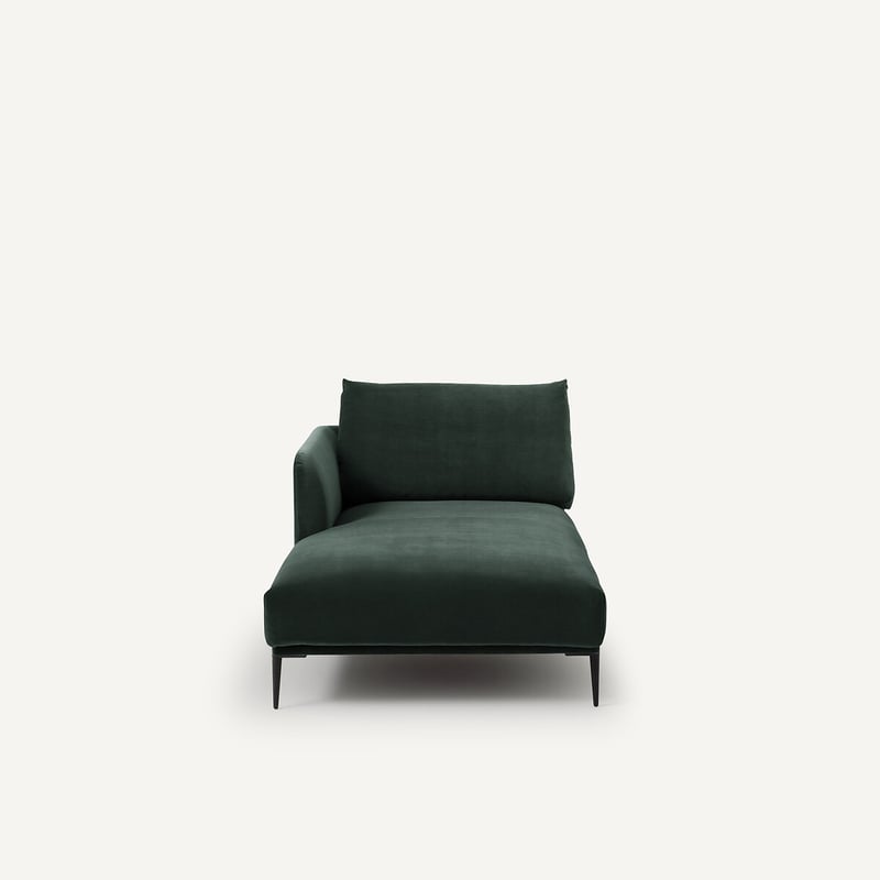 Emmanuel Gallina X Am.pm Chaiselongue Aus Samt, Oscar, Design Emmanuel Gallina