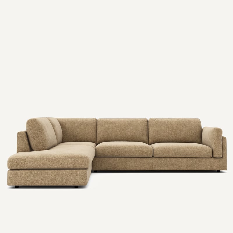 Am.pm Ecke Chaiselongue, Umwandelbar, Aus Gewebter Baumwolle, César