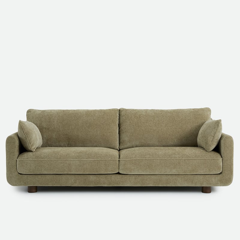 Gerades Sofa Emilio Für 2, 3, 4 Oder 5 Personen, Aus Dickem Chenille