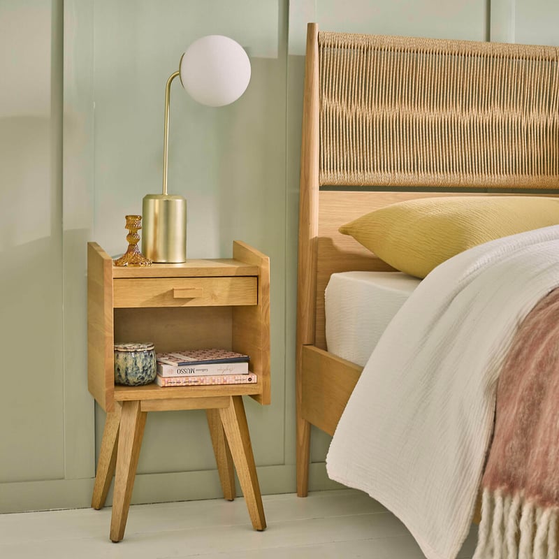 Vintage-nachttisch Quilda