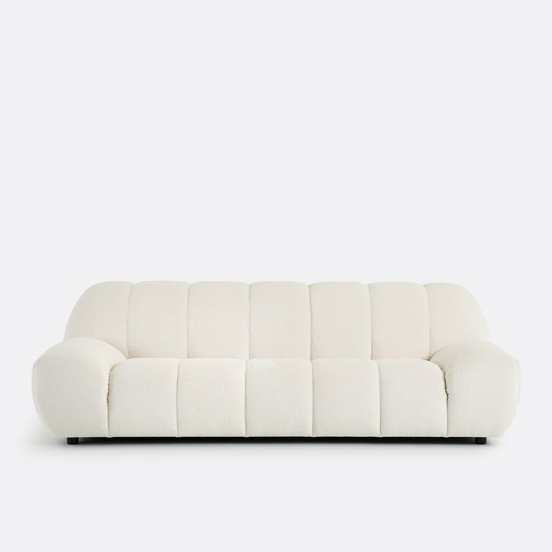 Dickes Velours-sofa 4-sitzer, Nuria