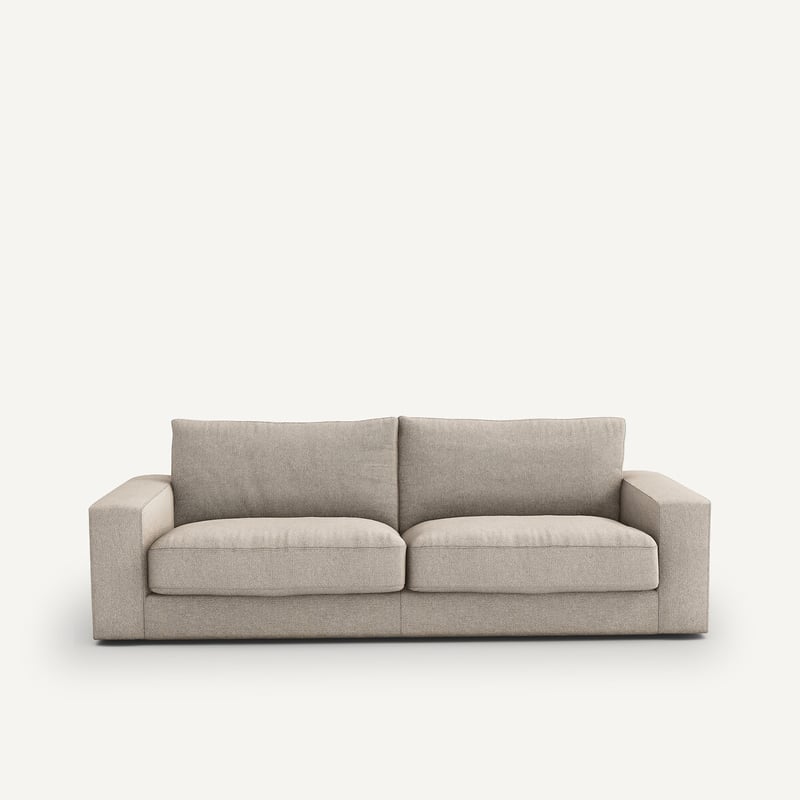 Am.pm 3-sitzer-sofa, Umwandelbar, Viskose- Und Leinenstrukturgewebe, Skander