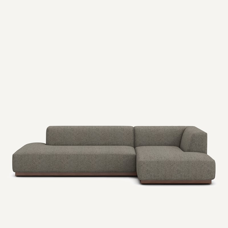 Am.pm Gerades Ecksofa Xl In Tweed, Jacopo