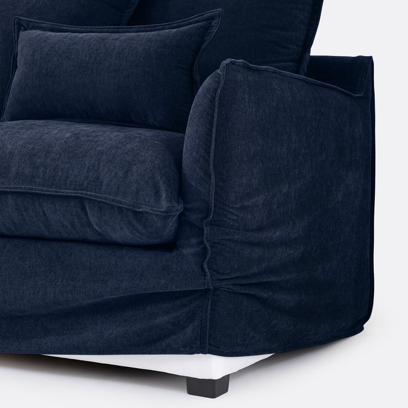Bezug Für Ecksofa Aus Meliertem Polyester, Odna