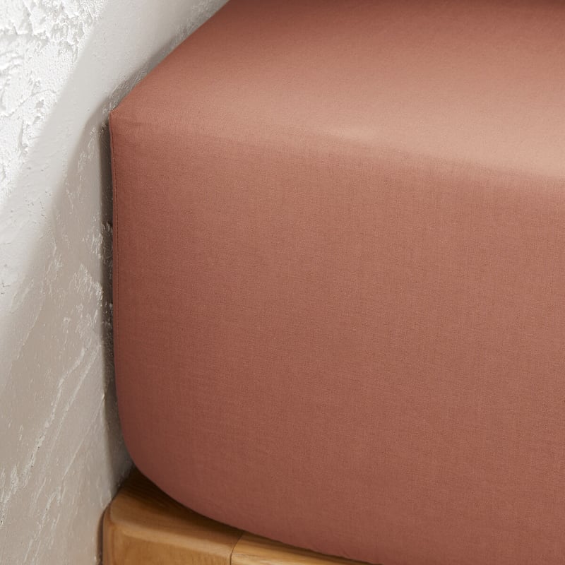 La Redoute Interieurs Einfarbiges Fixleintuch Scenario Aus Polybaumwolle, Steg 30 Cm