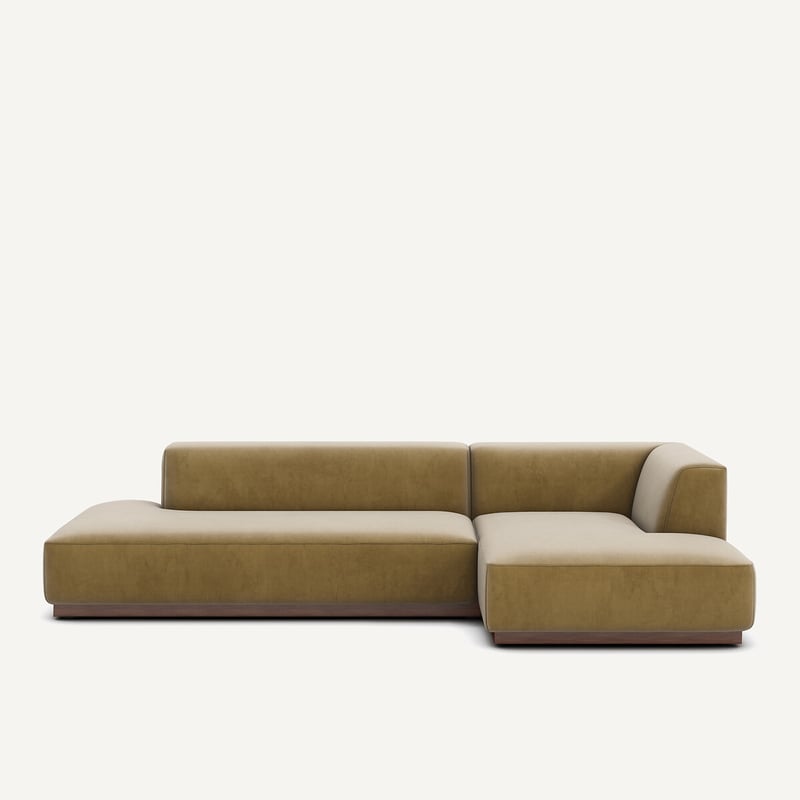 Am.pm Xl-ecksofa Jacopo Mit Ecke Rechts, Samt