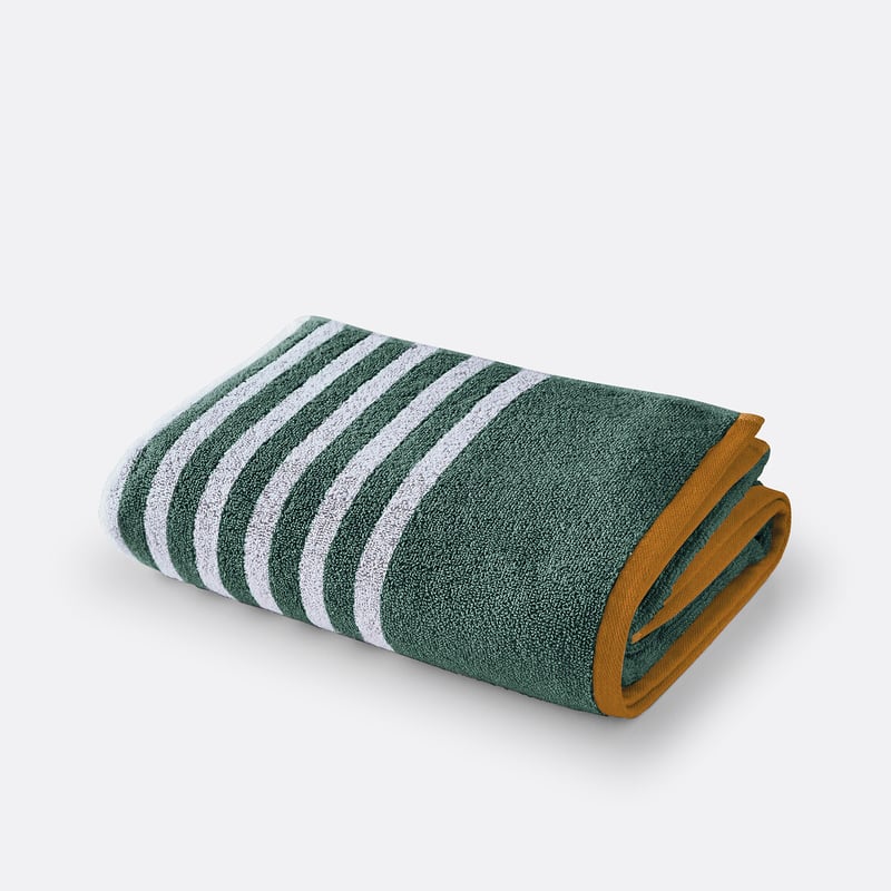 La Redoute Interieurs Gestreiftes Handtuch Calanques Aus Frottee, 500 G/m²