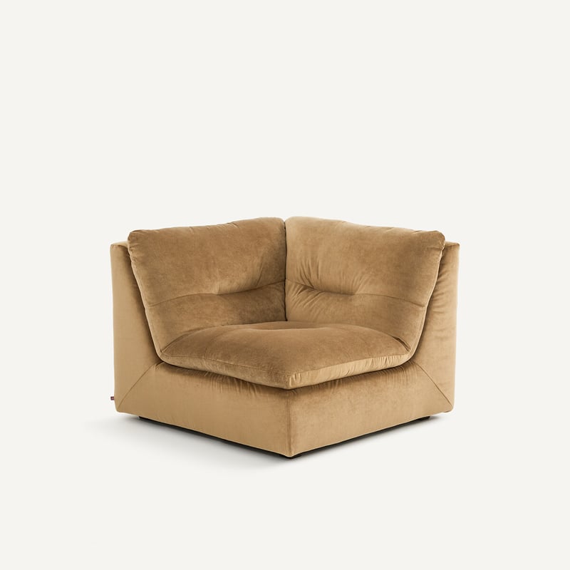 Am.pm Modularer 90°-winkel Aus Leinenvelours, Giuliano