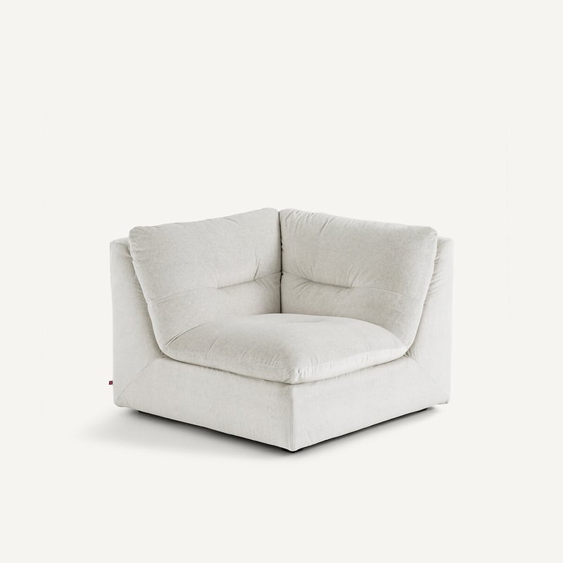 Am.pm Modularer 90°-winkel Aus Leinenvelours, Giuliano