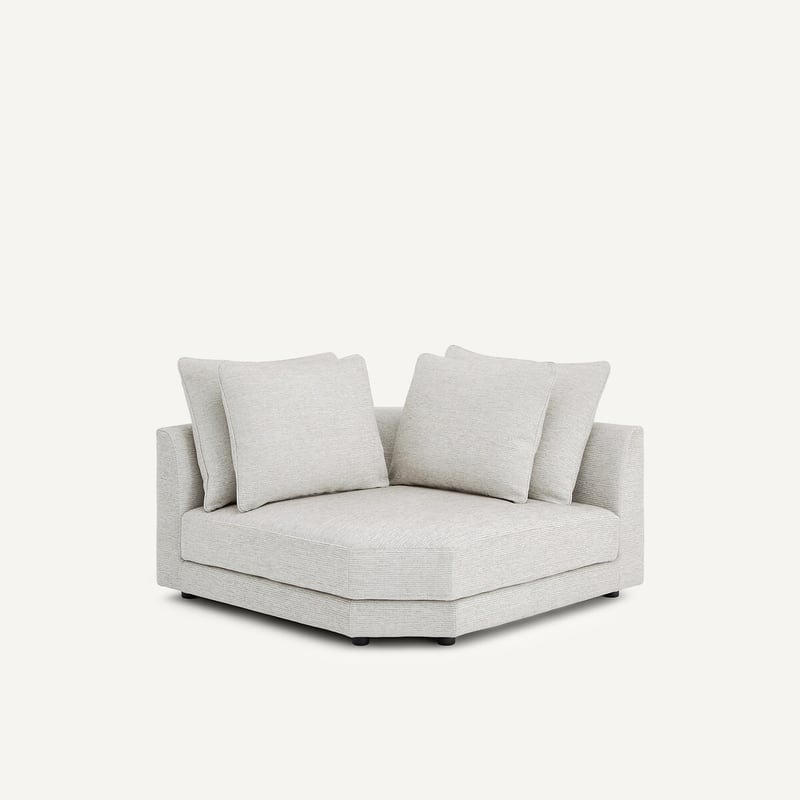 Am.pm Modulares Ecksofa Aus Recycelter Baumwolle, Tiberio