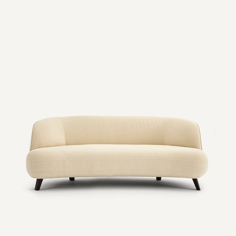 Emmanuel Gallina X Am.pm Gerades 3-sitzer-sofa Rosebury Polyester Aus Polyester