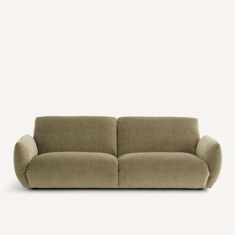 Am.pm Sofa Aus Leinenvelours, Spogano
