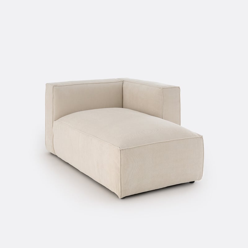 Meridianelement Seven Für Modulares Sofa, Aus Cordsamt