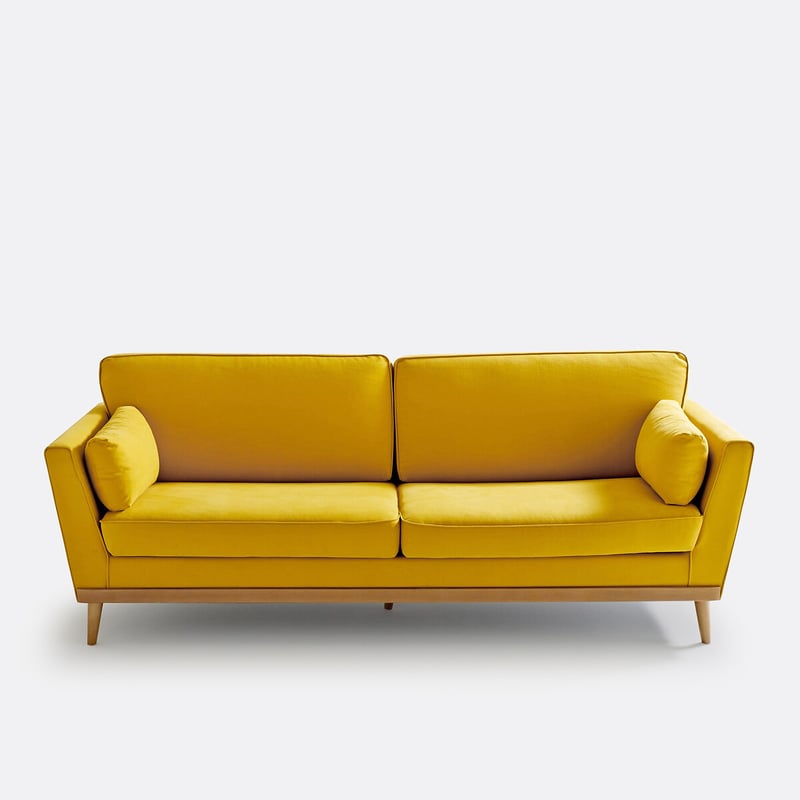 Sofa Aus Baumwolle Und Leinen, 3- Und 4-sitzer, Tasie