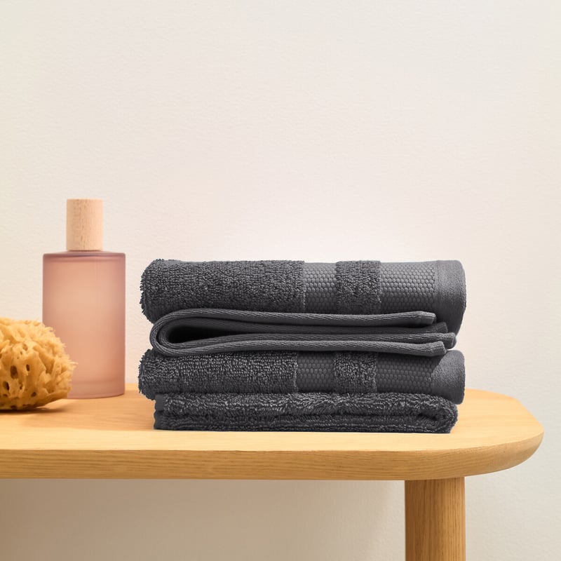 La Redoute Interieurs Set Mit 4 Gästehandtüchern Aus Ägyptischer Baumwolle 600g/m2, Kheops