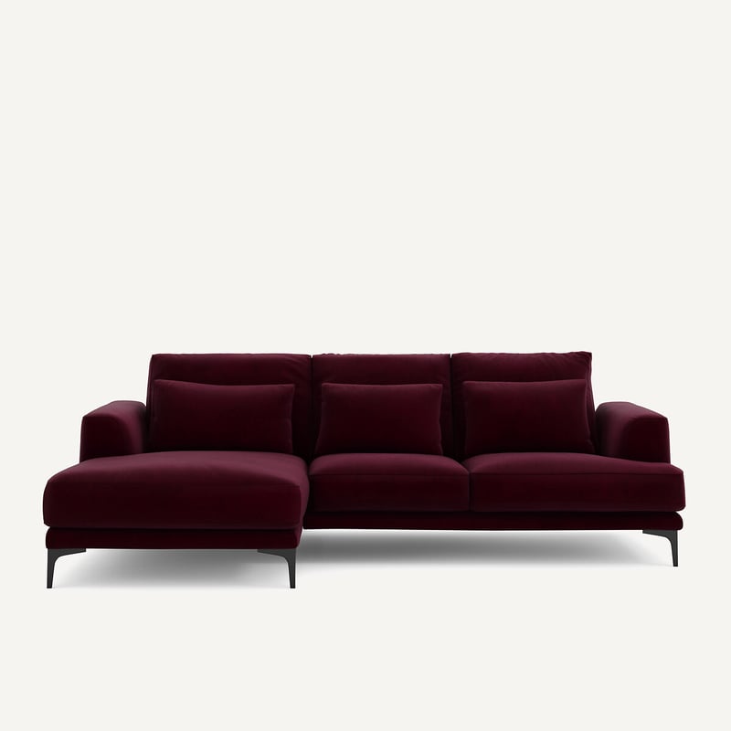Am.pm Ecksofa Marsile Mit Ecke Rechts, Samt