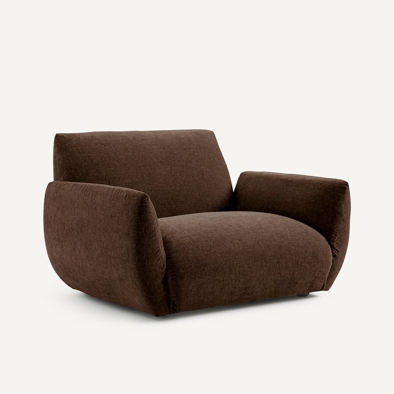 Am.pm Sessel Aus Chenille-samt, Spogano