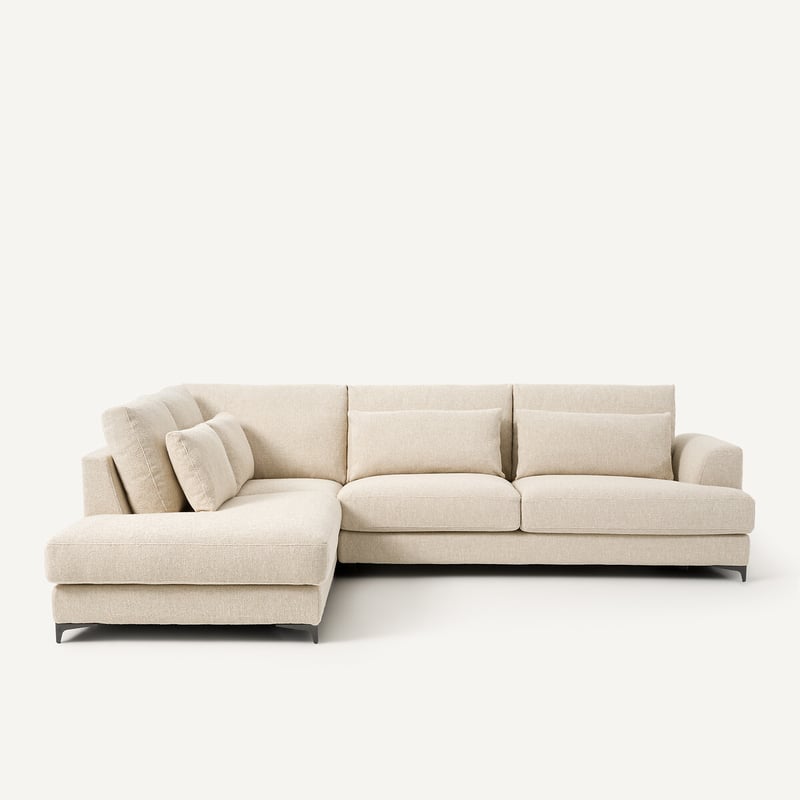 Am.pm Sofa, Linke Ecke, Umwandelbar, Boucle, Marsile