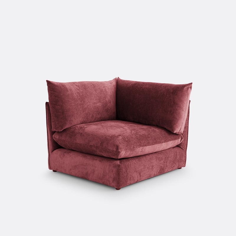Eckelement Malo, Für Modulares Sofa, Aus Struktursamt