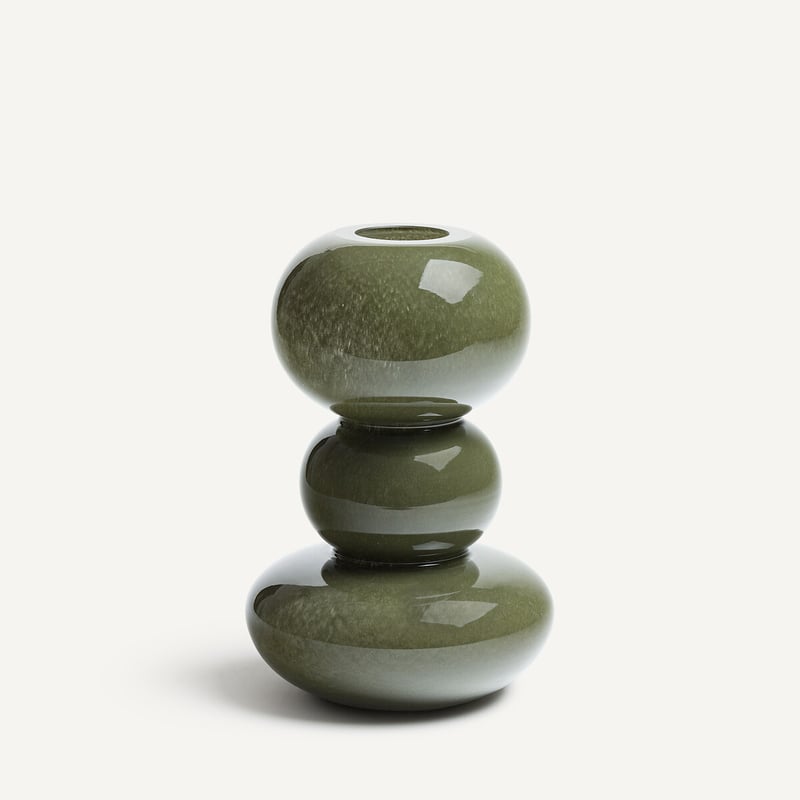 Am.pm Vase Fysa, Mundgeblasenes Glas, H. 29,6 Cm