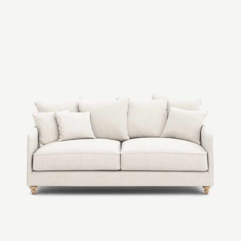 Am.pm 3-sitzer-sofa, Umwandelbar, Aus Jaspé-stoff, Lazare