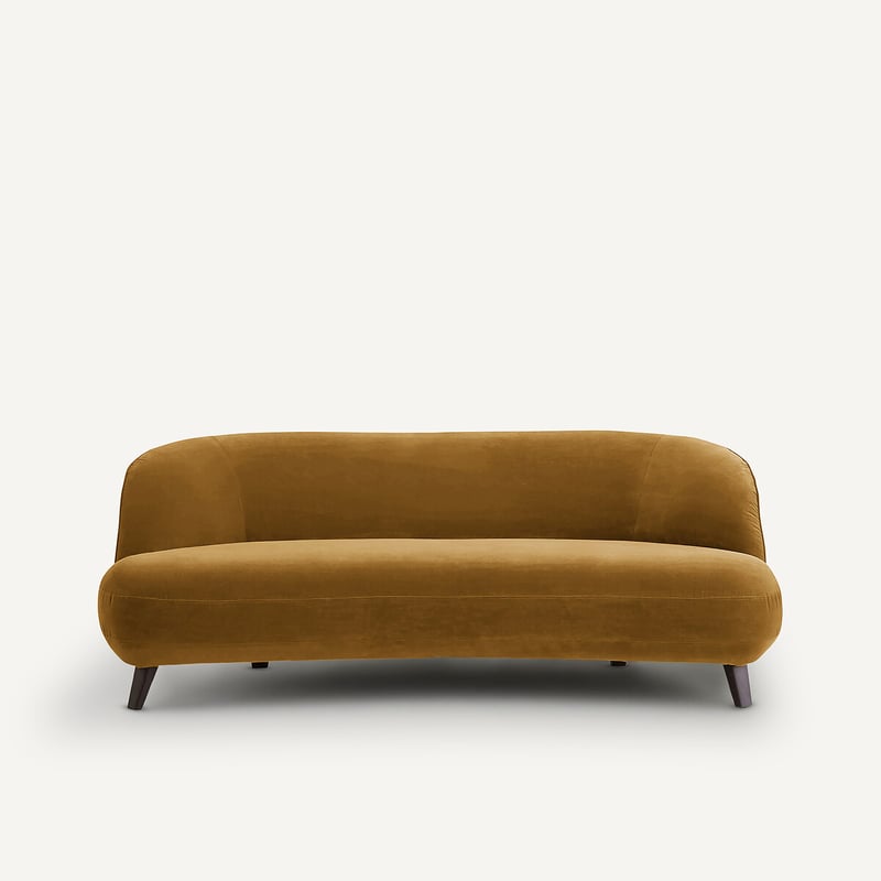 Emmanuel Gallina X Am.pm 3-sitzer-sofa, Samt, Rosebury, Design Emmanuel Gallina