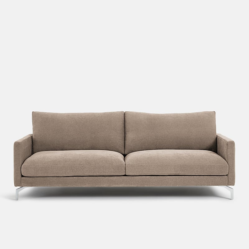 Gerades Sofa Für 2, 3 Oder 4 Personen, Aus Meliertem Polyester, Lady