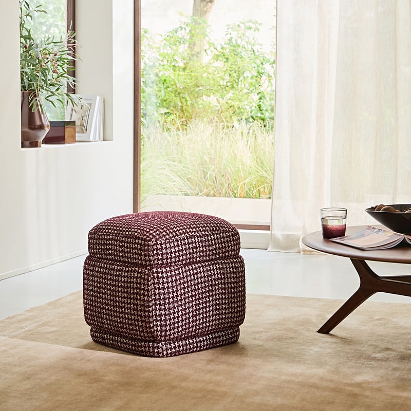 Am.pm Pouf Aus Jacquard Hahnentritt, Cleophee