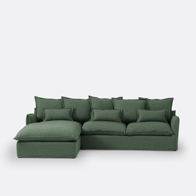 Bezug Für Ecksofa Odna Aus Polyester, Récamiere Links