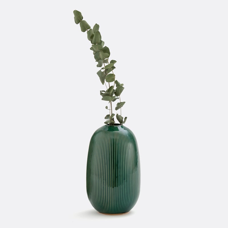 La Redoute Interieurs Vase Estria Aus Keramik, Höhe 26 Cm