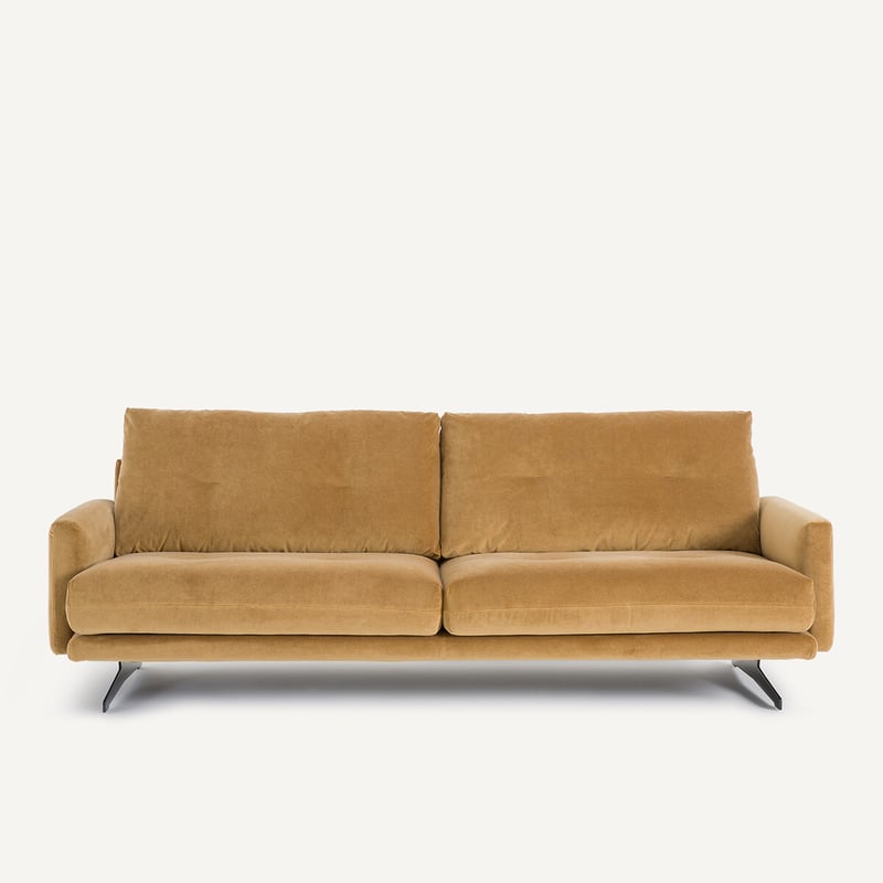 Am.pm Sofa Aus Leinenvelours, Delicato